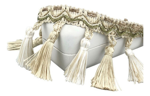 . Cortina De Encaje De 13 M, Decoración De Flecos Colgantes