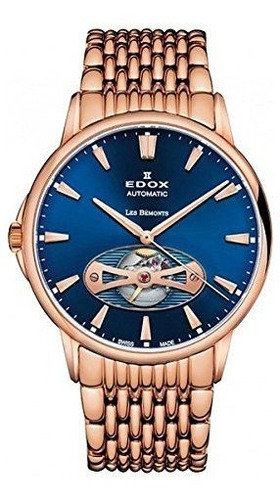 Reloj De Oro De Los Hombres De Edox 85021 Pantalla 37rm Buir