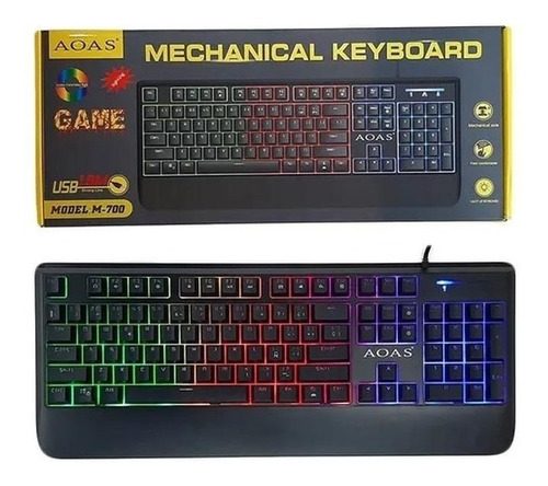 Keyboard Gaming Aoas M-700 - Usb -  Nuevo