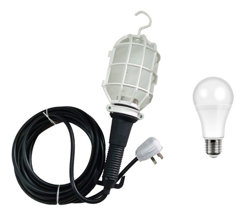 Luz Portátil Guardalampara Con Cable 3 Mts Lampara Led 12w