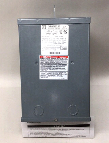 Square D 3s1f General Purpose Transformer 3 Kva 1 Phase Ccb