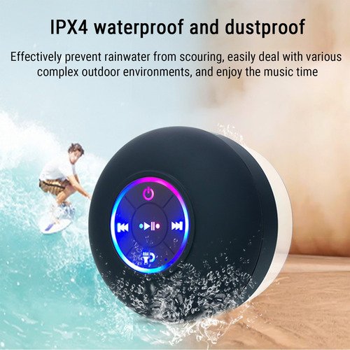 Nuevo Altavoz De Ducha Bluetooth Con Altavoz Manos Libres