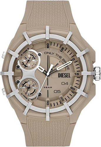 Diesel Men's 51mm Framed Quartz Lightweight Nylon And