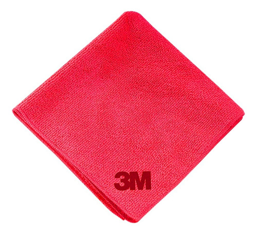 Microfibra 3m 36 X 36 Cm  10 Piezas Color Rojo
