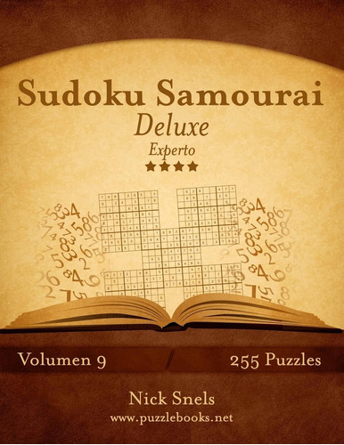 Libro: Sudoku Samurai Deluxe - Experto - Volumen 9 - 255 Puz