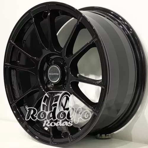 Jogo de Rodas S251 Ultraleggera Aro 17 4x100 Preto