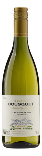 Vinho Argentino Branco Orgânico Domaine Bousquet Chardonnay Mendoza Garrafa 750ml