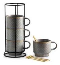 Comprar Tazas De Café Gomakren Juego De 4, 13 Onzas Tazas De Café Ap