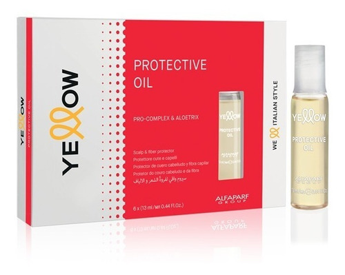 Yellow Protective Oil 6 Ampolletas- Protección Capilar