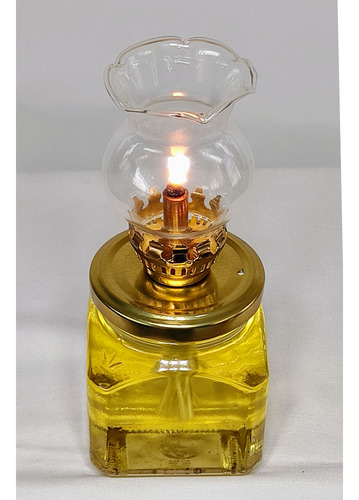 Lámpara Quinqué De Aceite O Queroseno Modelo Budapest