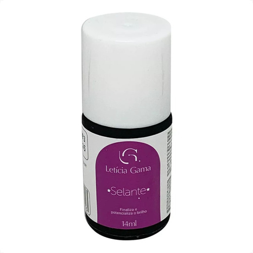 Selante De Unha Leticia Gama Top Coat Sem Goma 14ml Cor Incolor