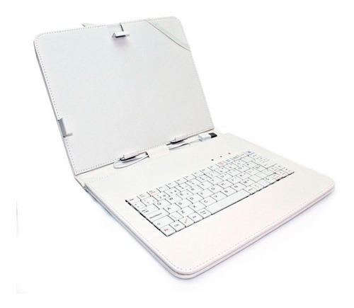 Estuche Funda Teclado Para Tablet Pc 9 Adaptador Otg Gratis