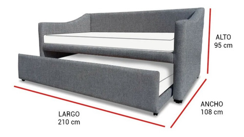 Sofá Cama Bruno Muebles Mueble Recamaras Twins Literas