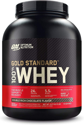 Suplemento en polvo Optimum Nutrition  Proteína Gold Standard 100% Whey proteína sabor chocolate mint en pote de 2.22kg