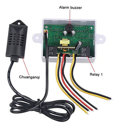 Termostato Duplo De Tela Dupla Xk-w1099 Ac110-220v
