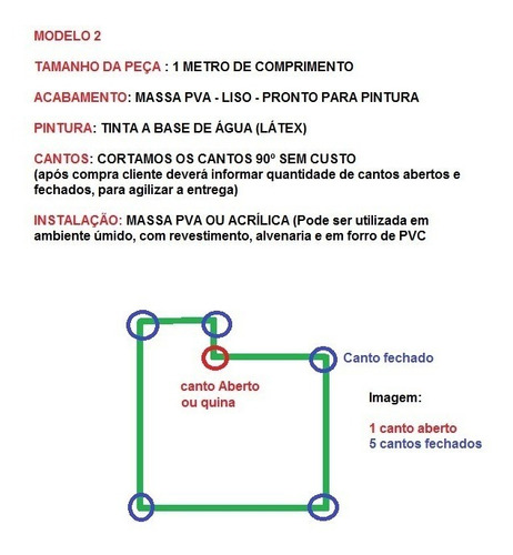 Imagem 7 de 7 de Moldura Roda Teto Rodateto Isopor Com Acabamento M2 54 Mts
