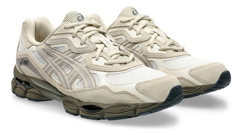 Tenis Asics Gel-nyc 1203a383.105 Cream / Putty Running Sneakers...