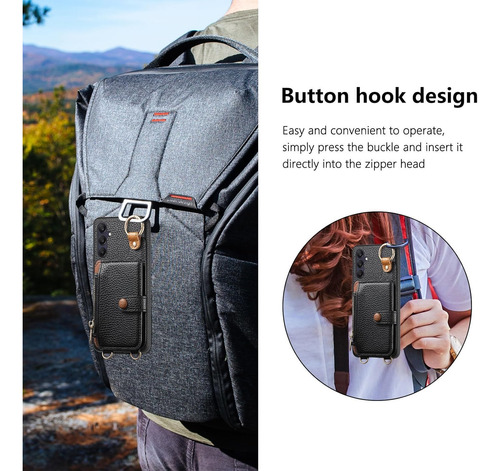 Funda De Teléfono Tipo Cartera Con Forma De Bandolera Extraíble Y Duradera Para Samsung Galaxy A56 5g