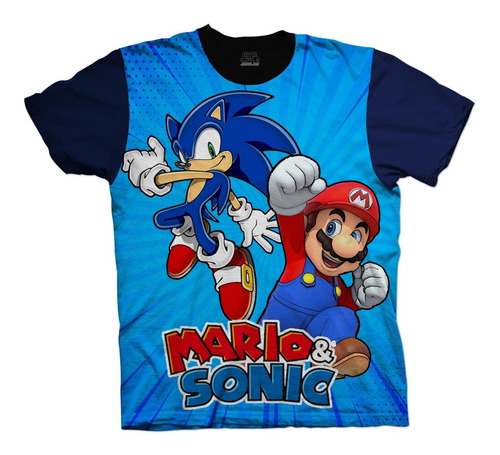 Camiseta Mario Bros Super Luigi Gamer Run Maker 3d