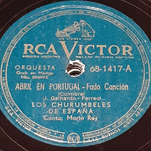 Pasta Los Churumbeles De España Rey Rca Victor C209