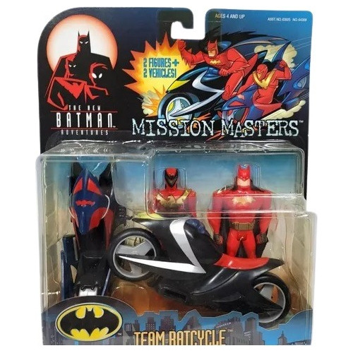 Hasbro Las Nuevas Aventuras Batman Team Batcycle