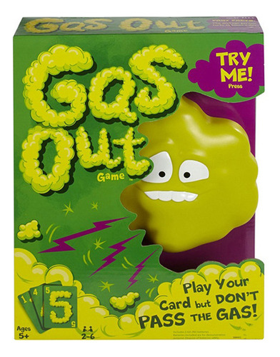 Divertido Juego De Gas Out, Inodoro, Tóxico, Con Forma Bonit