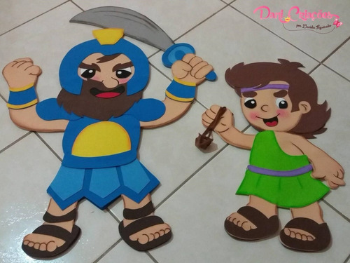 Personagem Bíblico Davi E Golias