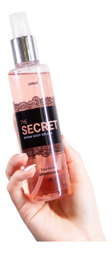 Body Splash Perfume Loção Spray The Secret 3 Em 1 - 200 Ml