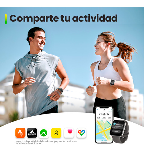 Reloj Inteligente Amazfit Smartwatch Bip 5 Unity Charcoal