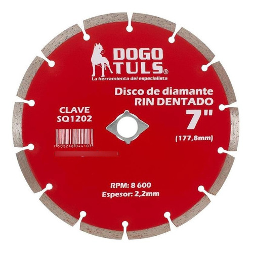 Disco De Diamante Rin Segmentado 7 Color 52055