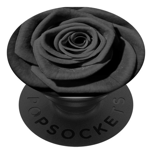 Black Rose Flower - Soporte Y Agarre Para Telefonos Y Table