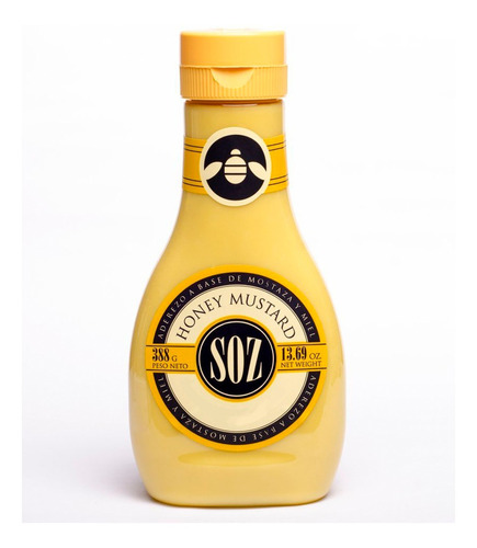 Mostaza Con Miel Soz Honey Mustard Original - Aderezo 