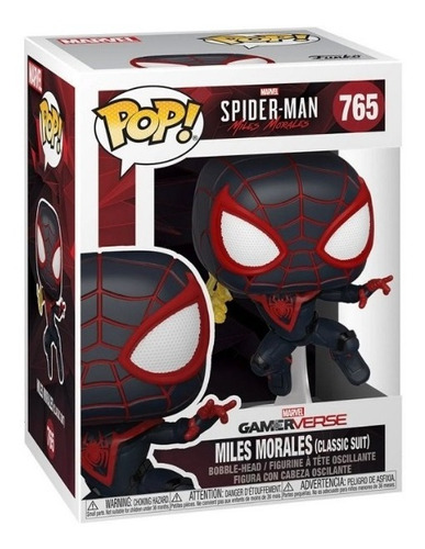 Funko Pop Marvel Spiderman 765 Miles Morales Traje Clasico