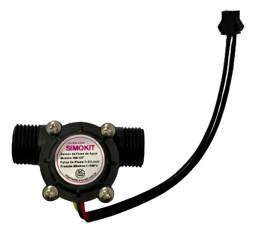 3x Valvula Solenoíde 1/2 12v 3 X Sensores De Fluxo 1/2