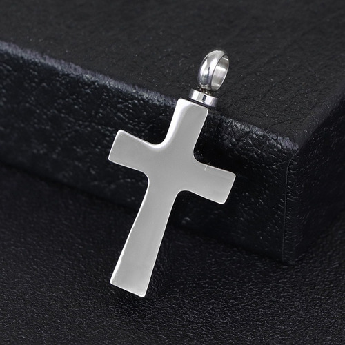 Imagen 5 de 5 de Joyeria Urna Cruz Relicario Cremacion Guarda Pelo