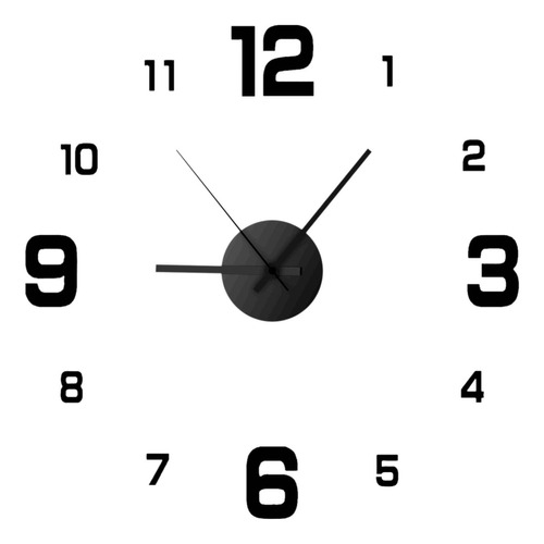 Reloj De Pared O Large, Pegatina Para Bricolaje, Relojes De