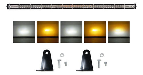 Barra Led 360w Luz Blanca/ambar 120 Led Ultra 97.2cm Auto