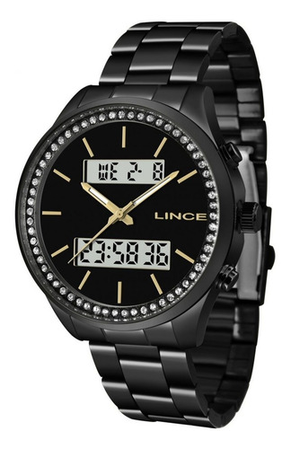 Relogio Lince Feminino Anadigi Lan4591l P1px Preto