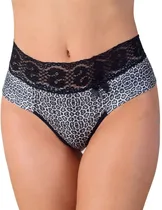 Comprar 10 Calcinhas Fio Duplo Cintura Alta Lingerie Atacado Mf005