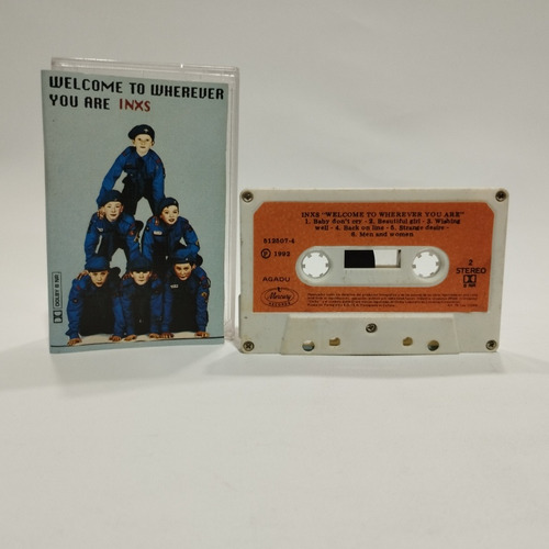 Inxs  Welcome To Wherever You Are Cassette Rock Uruguay 