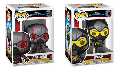 Funko Pop Ant-man #1137 Y Wasp #1138 Ant-man Quantumania