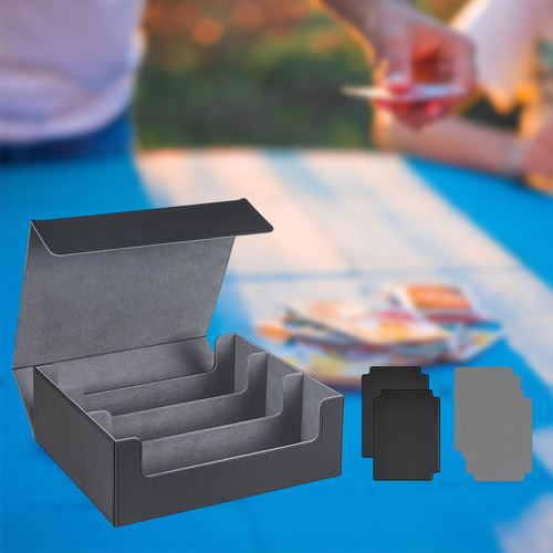 Jja Estuche Para Tarjetero Gris Negro Divisores Gris Negro