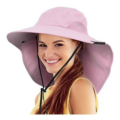 Safari Sombreros De Sol Para Mujer Pesca Senderismo Cap Con 
