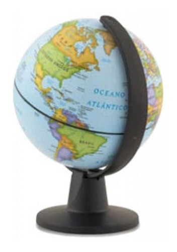 Mini Globo Politico De 11 Cm De Montar Com Mapa Da National 