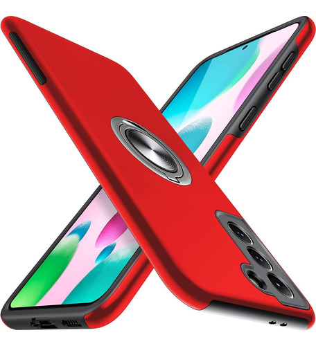 Funda De Celular Para Samsung Galaxy S21 Jame Color Rojo
