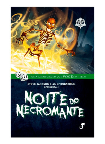 Ff 27 Noite Do Necromante, De Steve Jackson E Ian Livingstone. Série Fighting Fantasy, Vol. 27. Editora Jambô, Capa Mole Em Português