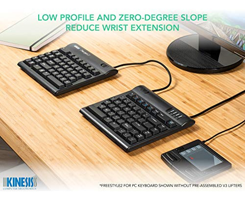 Teclado Ergonómico Kinesis Freestyle2 Con Elevadores V3 Para