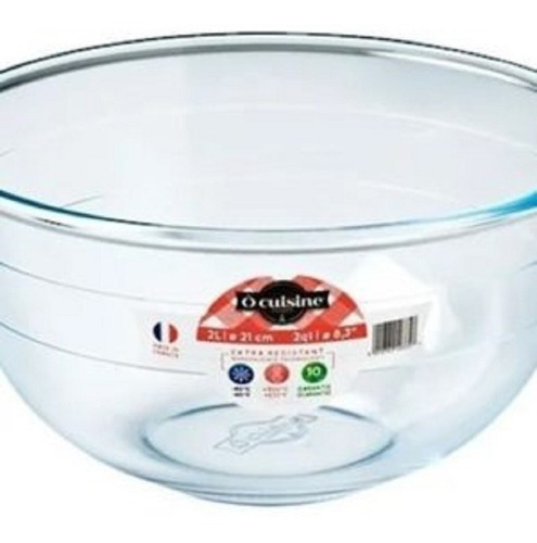 Imagen 1 de 5 de Bowl De Vidrio Templado, Ensaladera Le Cuisine 1 L