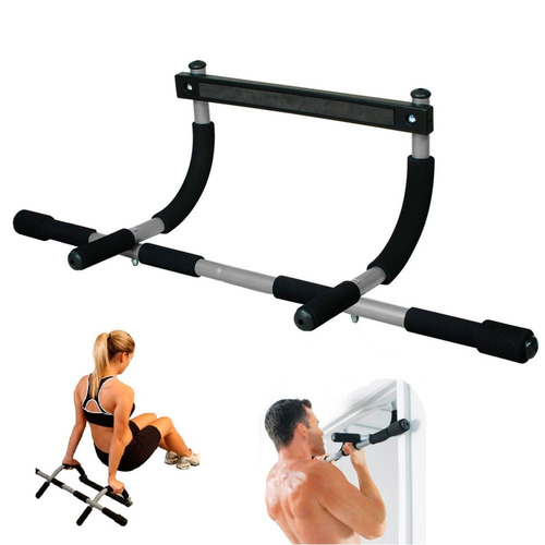 Barra De Exercício Para Porta Iron Gym Performance