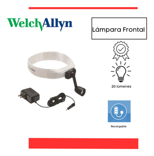 Lámpara Frontal Diagnóstico 1 Watt 20 Lumen Welch Allyn 